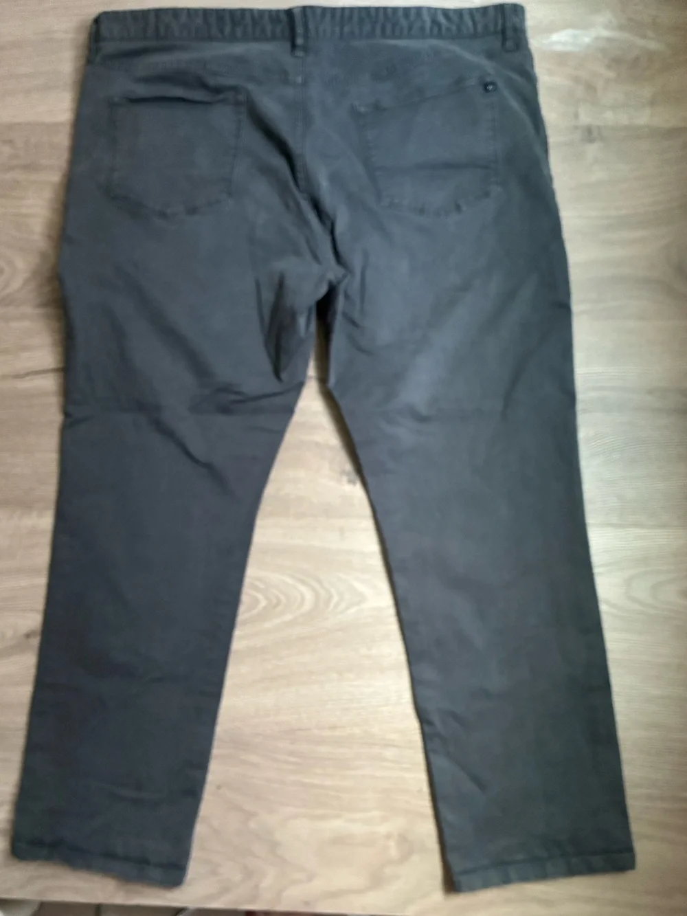 7Diamonds Clifton Pants Men’s 42x30 Slim Straight Stretch Chino Casual Dark Gray